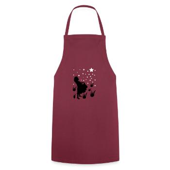 Sterntaler Silhouette - Tablier de cuisine - bordeaux - Devant - AI Model Male 185 dark (185cm)