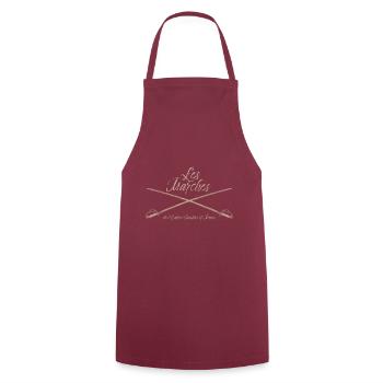 Les Marches de l'Entre-Sambre-et-Meuse - Tablier de cuisine - bordeaux - Devant - AI Model Male 185 dark (185cm)