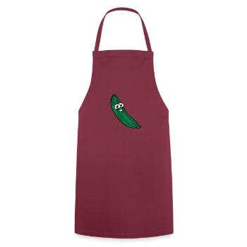 concombre doux - Tablier de cuisine - bordeaux - Devant - AI Model Male 185 dark (185cm)