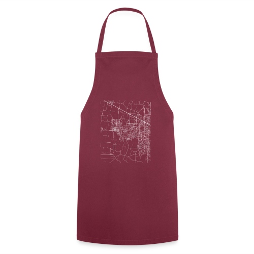 Minimal Hillsboro city map and streets - Cooking Apron