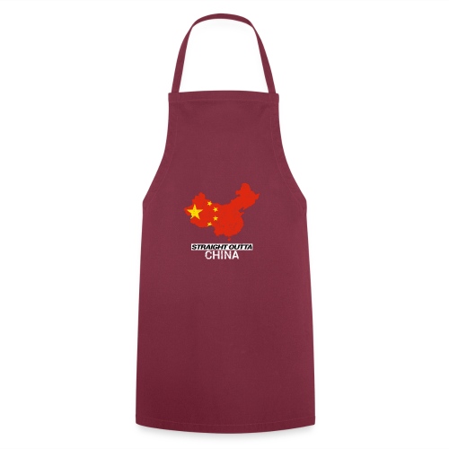 Straight Outta China country map - Cooking Apron