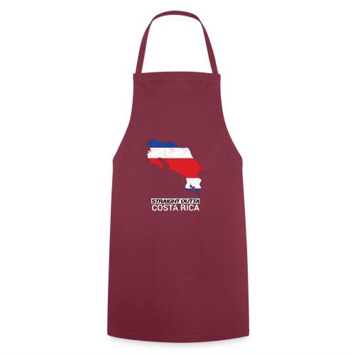 Straight Outta Costa Rica country map &flag - Cooking Apron