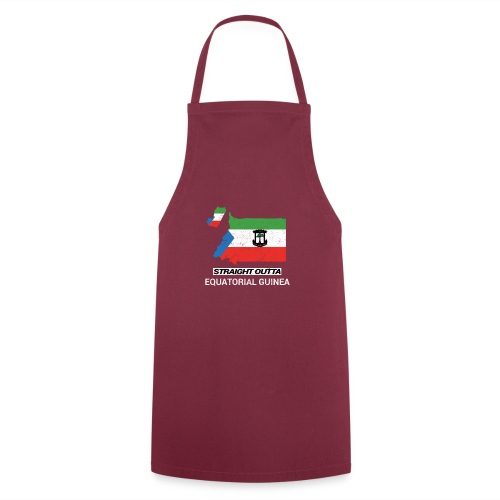 Straight Outta Equatorial Guinea country map - Cooking Apron