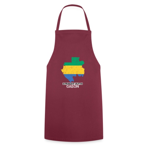 Straight Outta Gabon country map - Cooking Apron