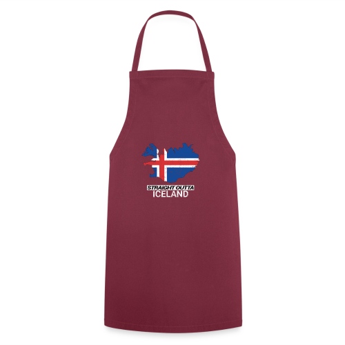 Straight Outta Iceland country map - Cooking Apron