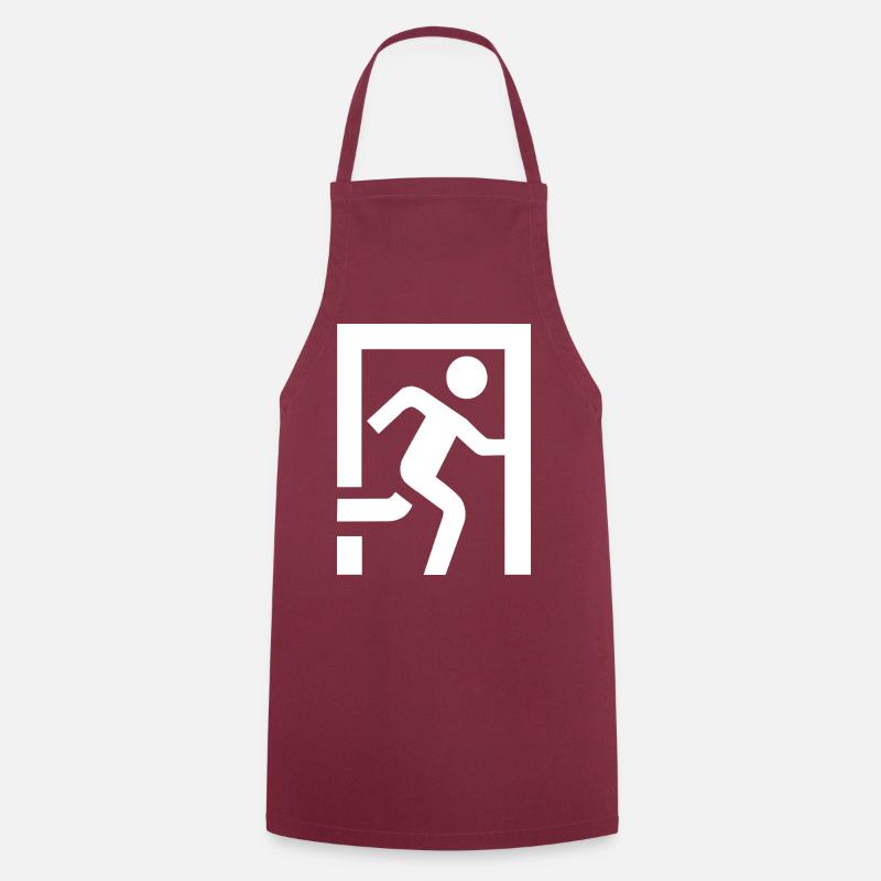 119700810_174724670_eksit - Cooking Apron - bordeaux
