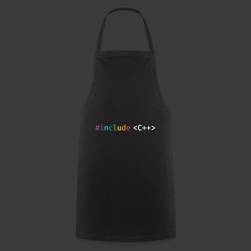 rainbow for dark background - Cooking Apron