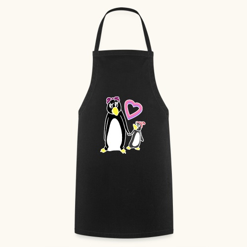 Śmieszne Pingwin Mama Babcia Prezent Pomysł Dzień Matki - Fartuch kuchenny