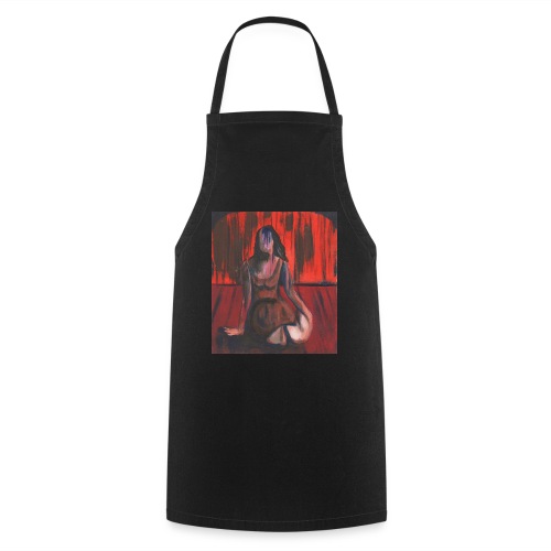 Mujer roja Regalos con diseño artístico. - Delantal de cocina