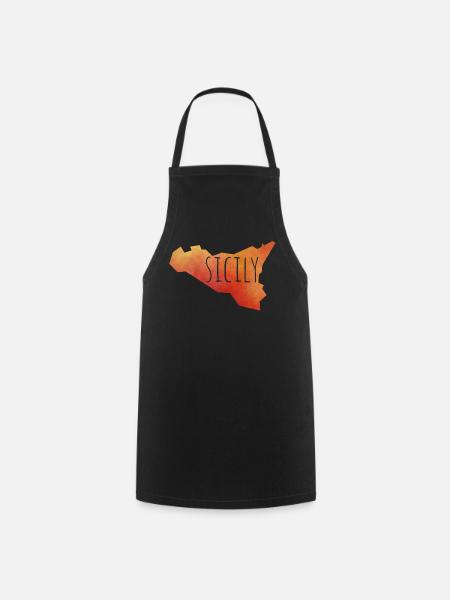 sicily - Tablier de cuisine - noir