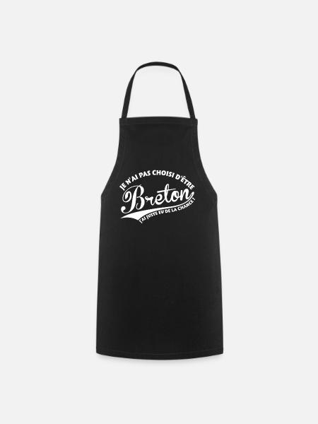 Breton chanceux - Tablier de cuisine - noir