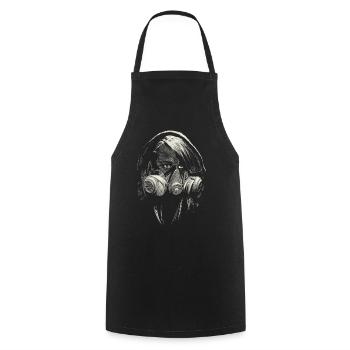 graffiti - Cooking Apron - black - Front - AI Model Male 185 dark (185cm)