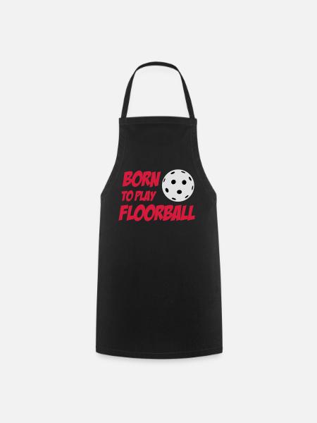 Born To Play Floorball - Kochschürze - Schwarz