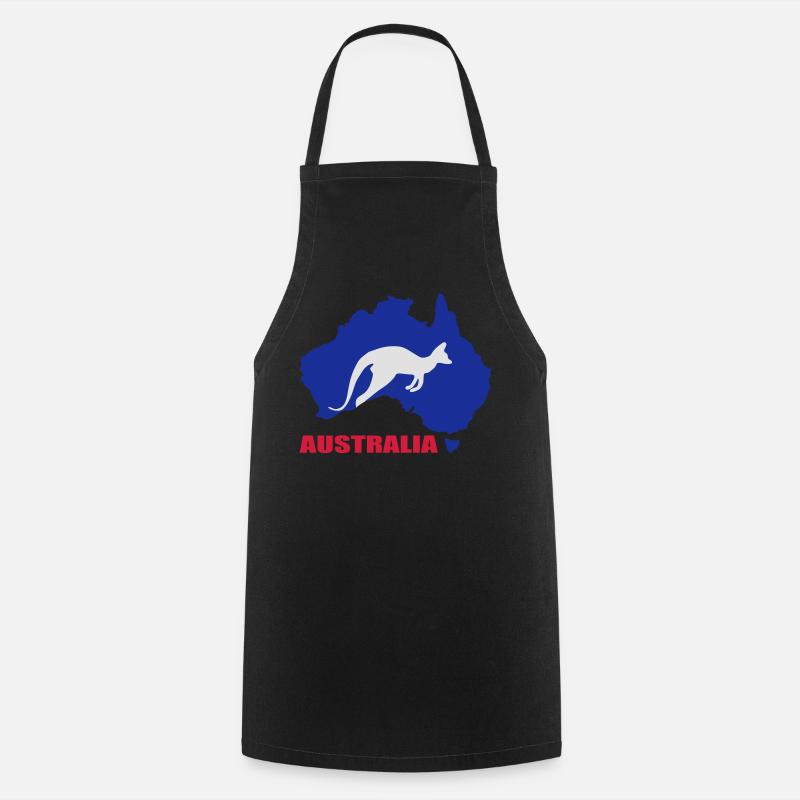 Australia - Cooking Apron - black