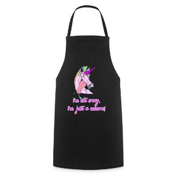 crazy unicorn crazy unicorn - Cooking Apron - black - Front - AI Model Male 185 dark (185cm)