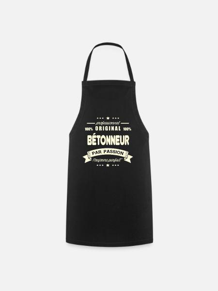 Bétonneur Original - Tablier de cuisine - noir