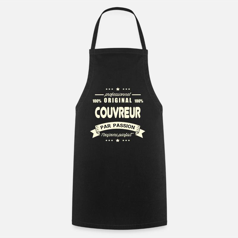 Couvreur Original - Tablier de cuisine - noir
