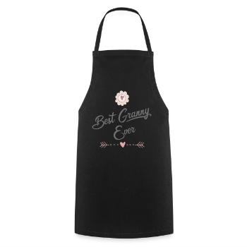 mamie - Tablier de cuisine - noir - Devant - AI Model Male 185 dark (185cm)