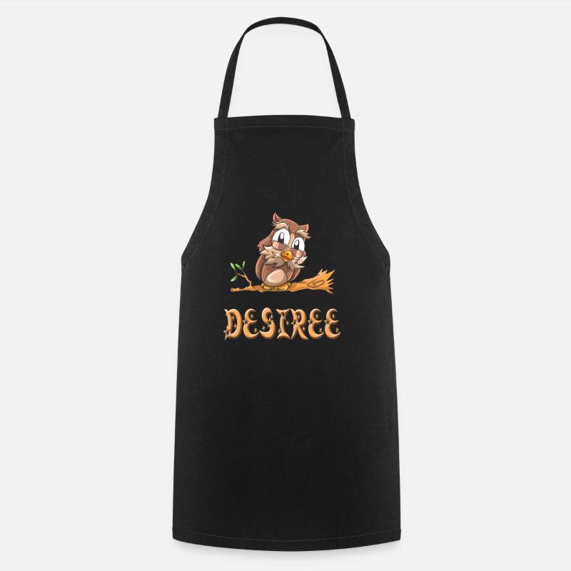Chouette Désirée - Tablier de cuisine - noir