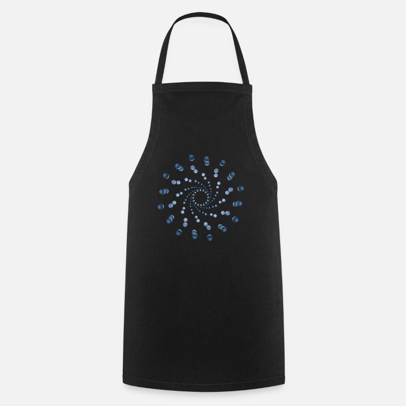 atom - cellular two - Cooking Apron - black