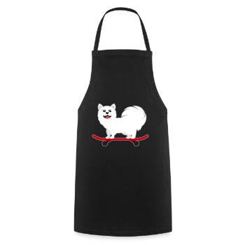 drôles animaux plantes fruits légumes motifs enfants - Tablier de cuisine - noir - Devant - AI Model Male 185 dark (185cm)