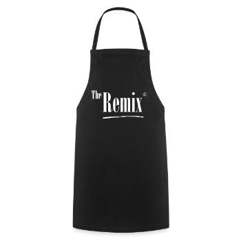 the remix partnerlook vater sohn avec l’original - Tablier de cuisine - noir - Devant - AI Model Male 185 dark (185cm)