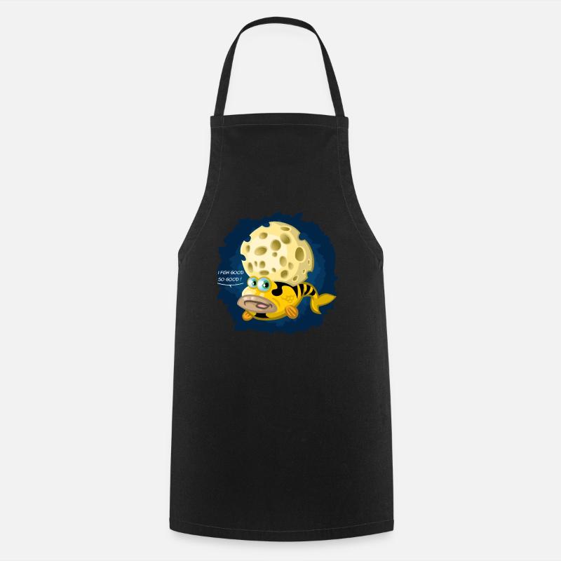 Funky fish - Cooking Apron - black