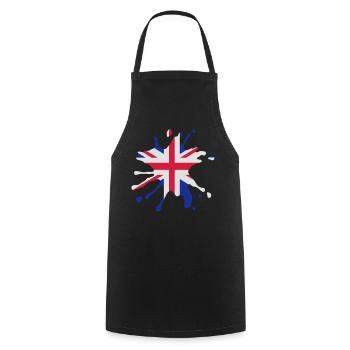 Inghilterra Union Jack blob - Grembiule da cucina - nero - Fronte - AI Model Male 185 dark (185cm)
