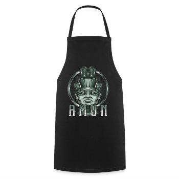 Dieu du saule dieu égyptien égyptien - Tablier de cuisine - noir - Devant - AI Model Male 185 dark (185cm)