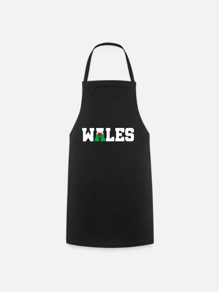 Wales Wales Wales - Cooking Apron - black