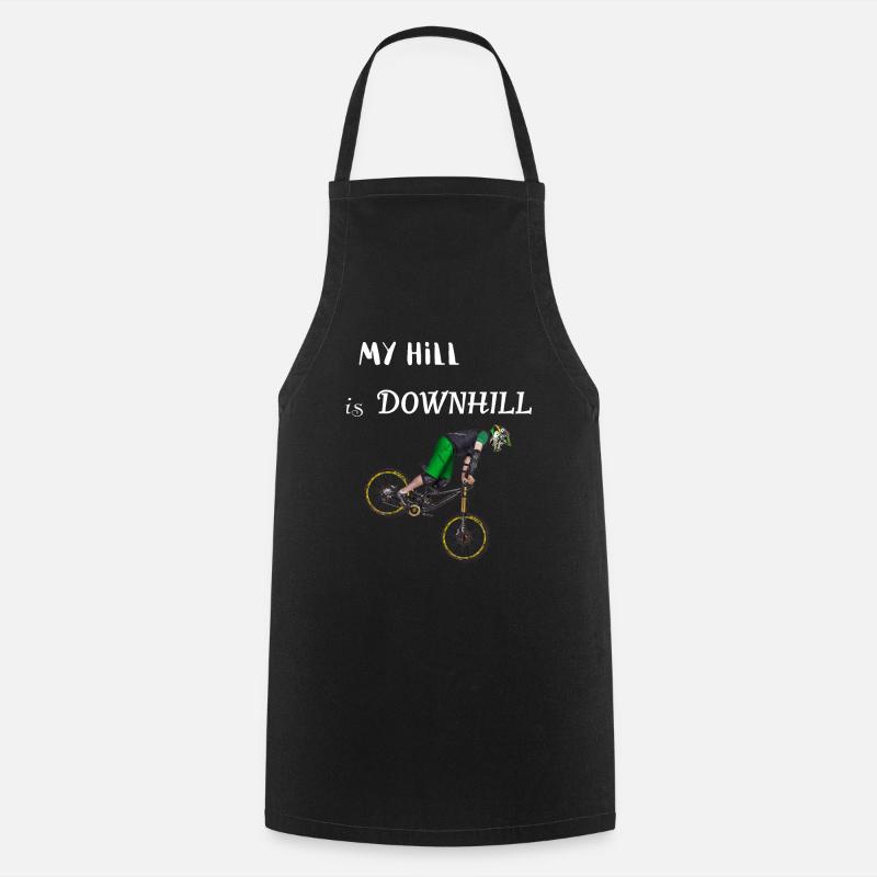 downhill - Cooking Apron - black