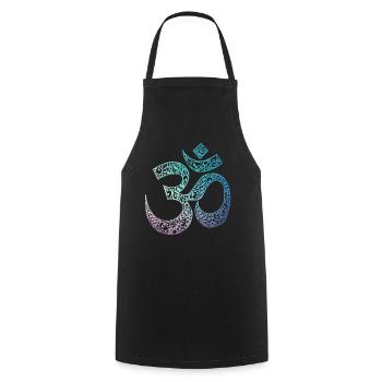 Om - Tablier de cuisine - noir - Devant - AI Model Male 185 dark (185cm)