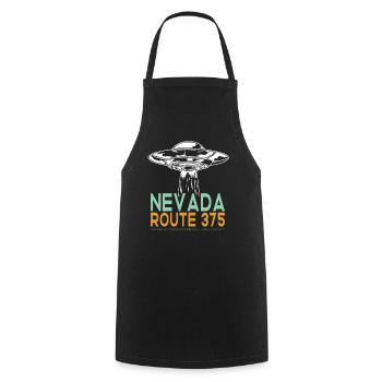 UFO - Nevada Route 375 - Kochschürze - Schwarz - Vorne - AI Model Male 185 dark (185cm)