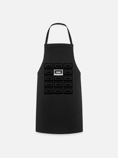 tapes - big bang theory - Tablier de cuisine - noir