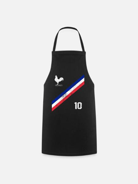 Frankreich Trikot - Kochschürze - Schwarz
