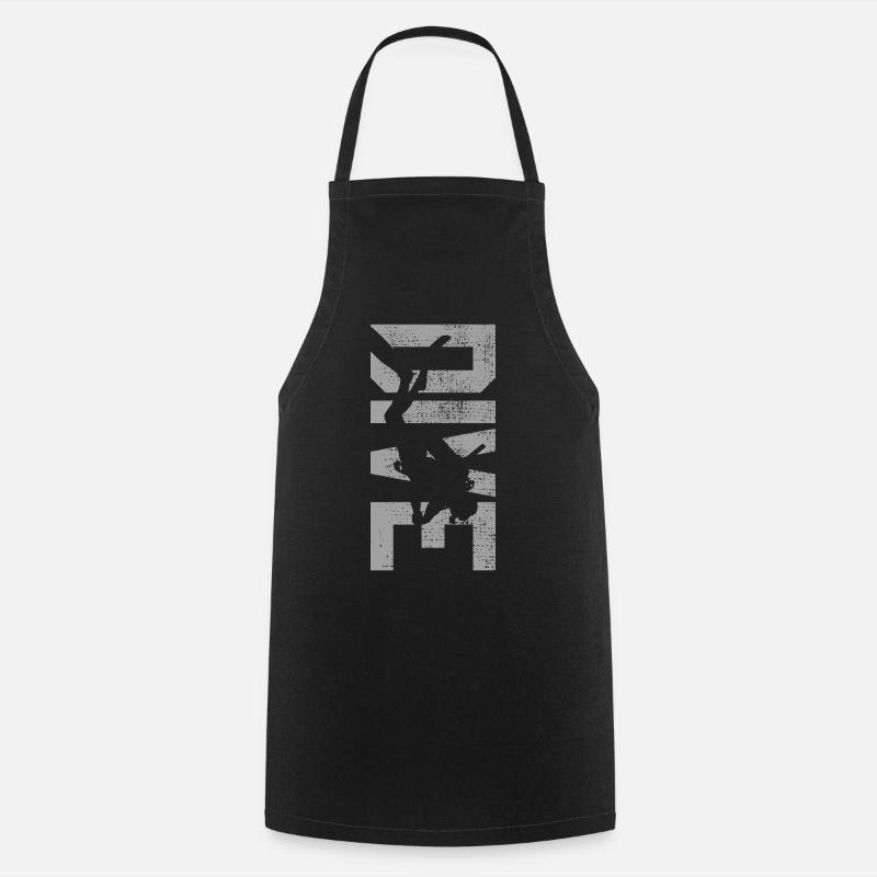 plongeur - Tablier de cuisine - noir