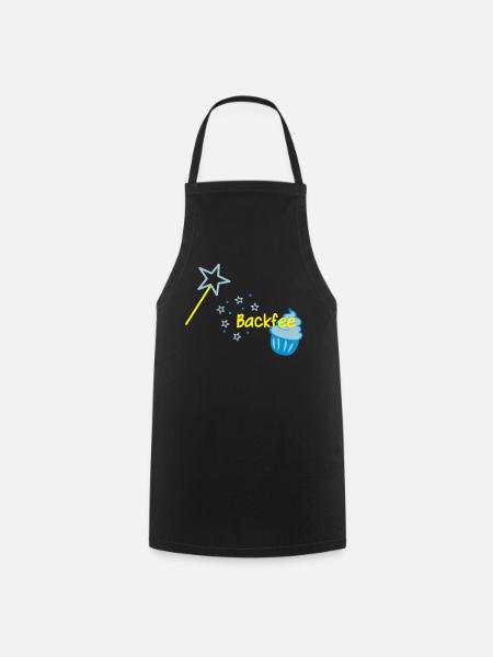 Cupcaki Backfee - Kochschürze - Schwarz