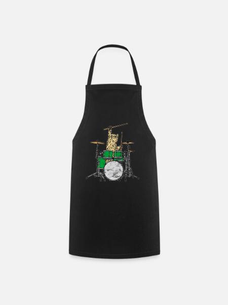 drummer - Cooking Apron - black