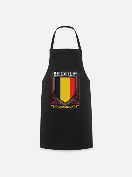 Belgium - Cooking Apron - black