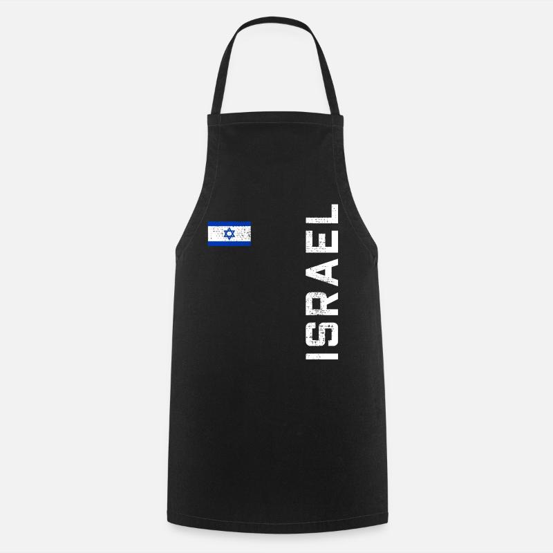 Israel retro jersey - Cooking Apron - black