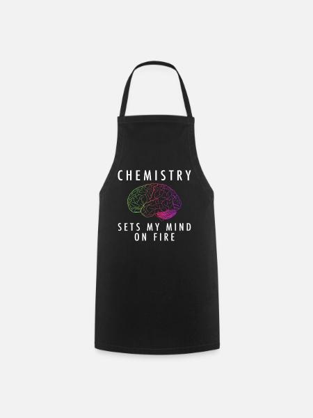 Chemie Lehrer Professor Liebe - Kochschürze - Schwarz
