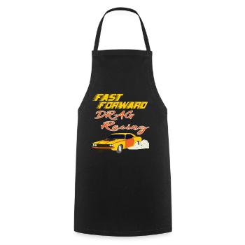 Be advance with this "Fast Forward Drag Racing" - Cooking Apron - black - Front - AI Model Male 185 dark (185cm)