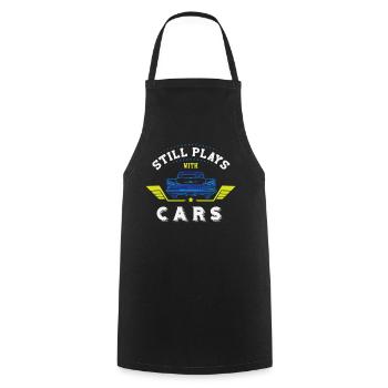 Still Plays With Cars - Cooking Apron - black - Front - AI Model Male 185 dark (185cm)