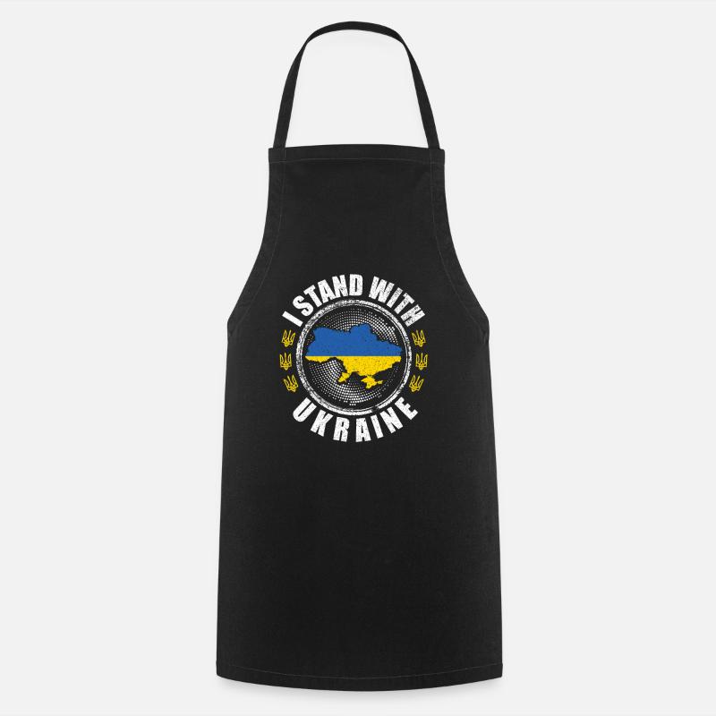 Ukrainian - Cooking Apron - black