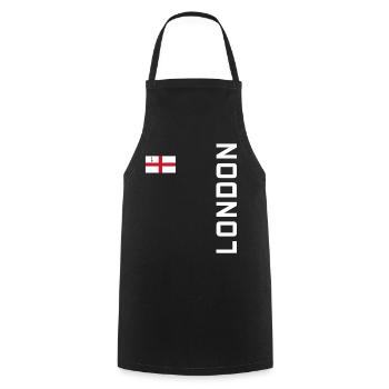CHEMISE DE LONDON - Tablier de cuisine - noir - Devant - AI Model Male 185 dark (185cm)