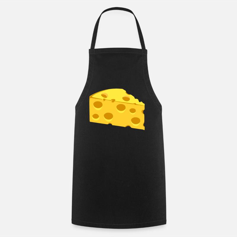 Fromage à trous - Tablier de cuisine - noir