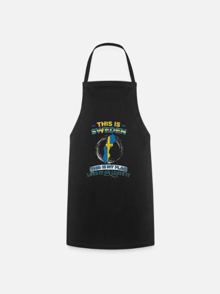 Sweden - Cooking Apron - black