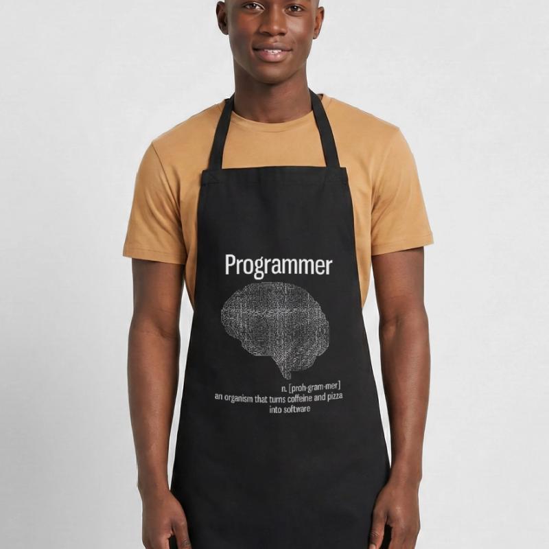 programmer brain pc informatik definition pizza lo Kochschürze
