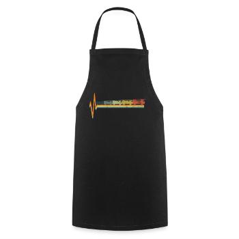 fire Department - Cooking Apron - black - Front - AI Model Male 185 dark (185cm)