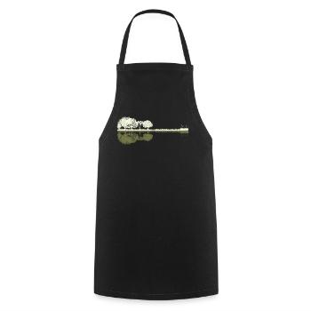 Tee shirt Nature Design Tee shirt - Tablier de cuisine - noir - Devant - AI Model Male 185 dark (185cm)